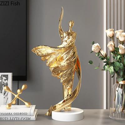 Whirlwind Dancer Figures Statue Abstract Crafts Desk Decoration Ornaments Character Resins Sculpture Room Aesthetic Decor
