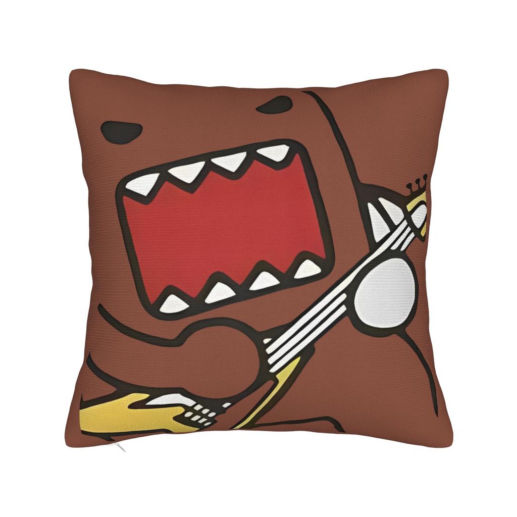 Domo Kun DJ Domo Pillowcase Polyester Cushion Cover Decorative  Pillow Case Cover Home Dropshipping 18'
