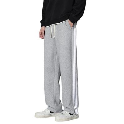 Sanitary Pants, Casual Pants, Loose Straight Leg Pants, Sports Pants, Unisex Striped Pants