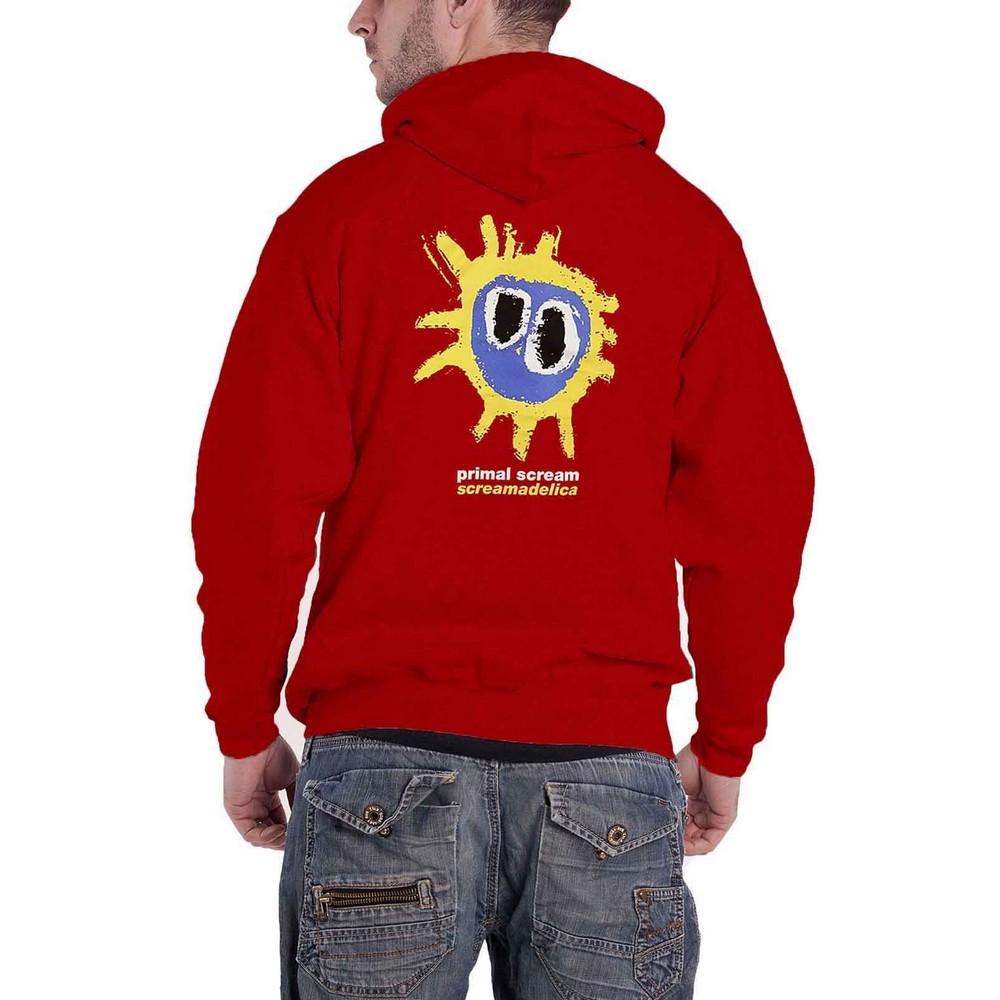 Primal Scream Unisex voksen Screamadelica hettegenser med glidelås