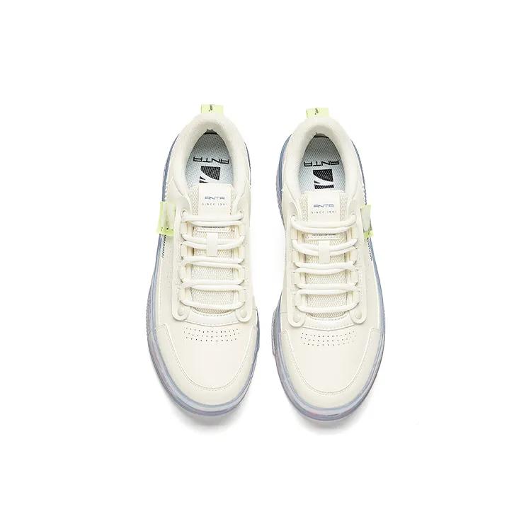 Anta Life Collection Jelly Shoes Textile , Synthetic Leather Coverage Slip Resistant Abrasion Resistant Low top (Unisex) Skate Shoes