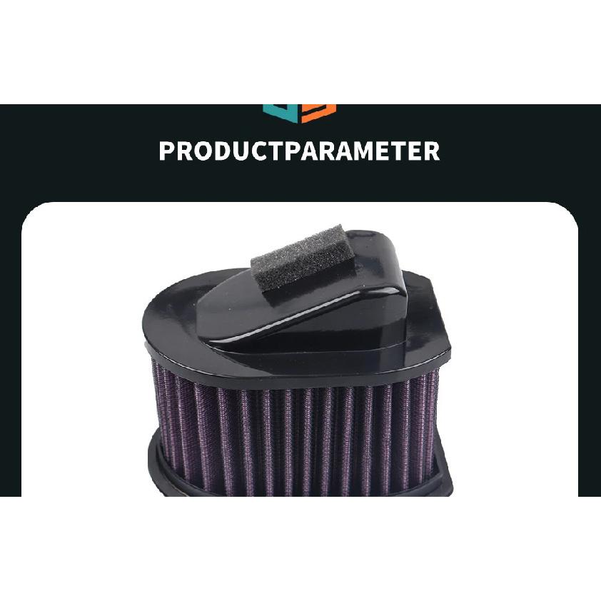 JSBM Motorcycle Washable Air Filter Intake Cleaner For Kawasaki Z800 Z750 2004- 2007 2008 2009 2010 2011 2012 Z1000 ZR1000 03-09