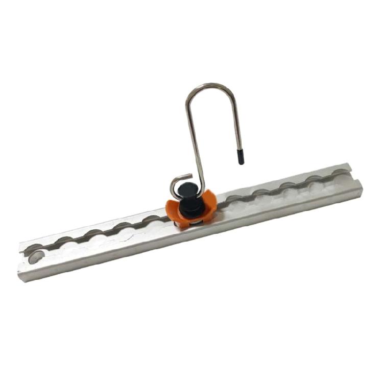 1 pz/4 pz Ancoraggi di Fissaggio per Binario a L con Gancio a S Installazione Facile Ganci Metallici Accessorio per il Trasporto di Carico per il Trasporto