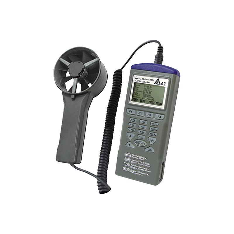 Hengxin AZ9671 Handheld Digital Anemometer & Temperature Humidity Recorder