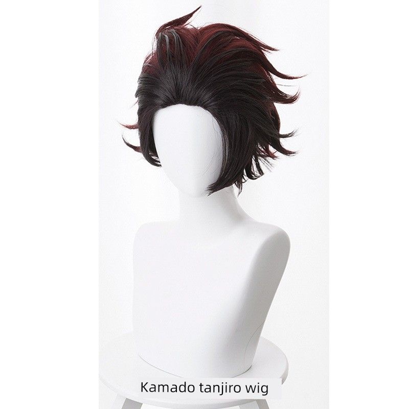 

Halloween Demon Slayer Cosplay Costumes Kamado Tanjirou, Agatsuma Zenitsu, Shinobu Kocho, Kamado Nezuko Anime Costumes Kamado tanjiro wig One size