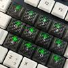 DIY Customs Keyboard Keys 17Pcs Keycap Carbon Fiber Texture Nonslip Cover for G915/G813/G815/G913 TKL