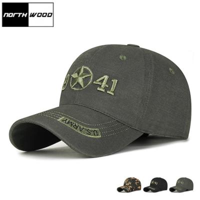 Lässige All Seasons Camouflage Stickerei 1941 Verstellbare Herren-Baseballkappen Outdoor-Reisen Sonnenschutz Baseballmützen Camo Dad Hats
