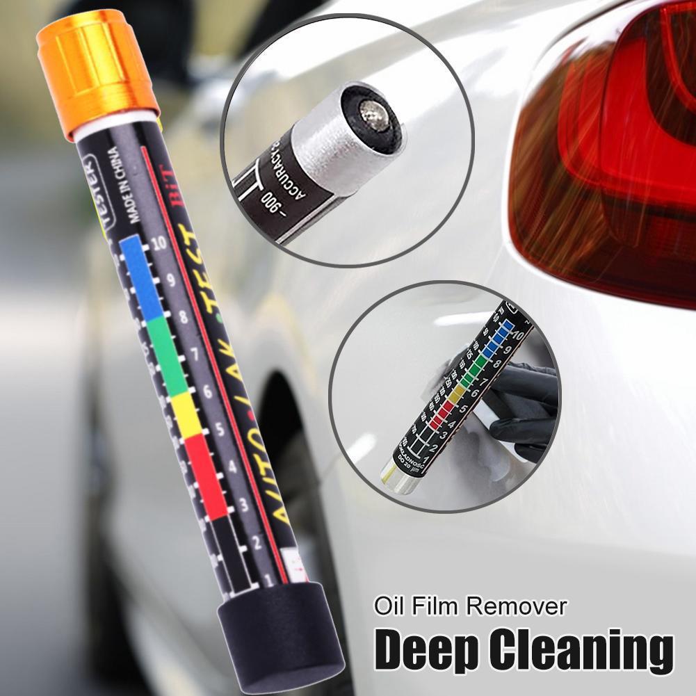 Car Paint Thickness Tester Pen with Magnetic Tip Scale Indicator Portable Car Paint Coating Tester Meter Coat Crash Check Test