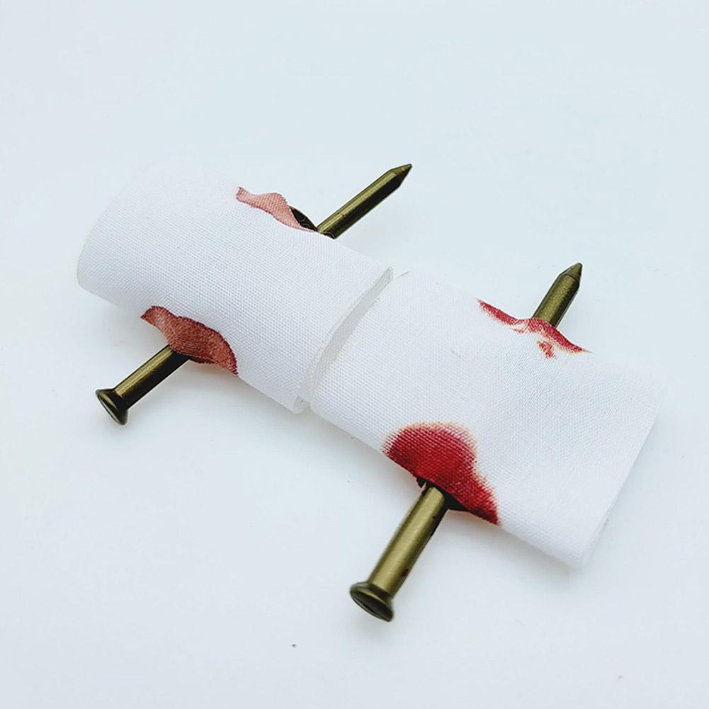 Fake Nail Through Finger Prank Toy, Novelty Magic Scare Trick for Kids & Friends, Solves Boring Party/Playtime, Realistic Effect