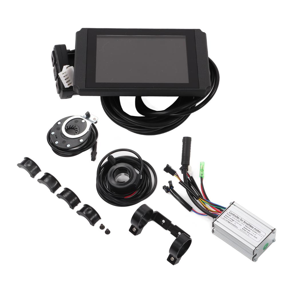 15A 36V 48V 250W Brushless Motor Controller LCD8H Display Kit Lithium Battery Modification Controller Kit for Electric