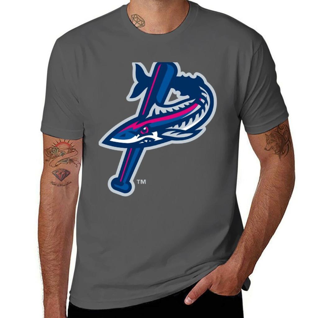 Pensacola Blue Wahoos Tshirt High Elasticity Sports Tee Shirt Tshirt