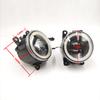 1 Pair 2 Functions Auto LED DRL Daytime Running Light For Mitsubishi ASX 2011-2018 Car Angel Eyes Fog Lamp Foglight