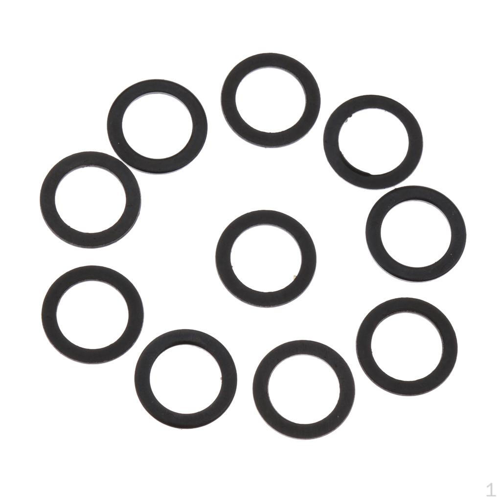 10pcs Black Skateboard Truck Axle Washer Longboard Hardware