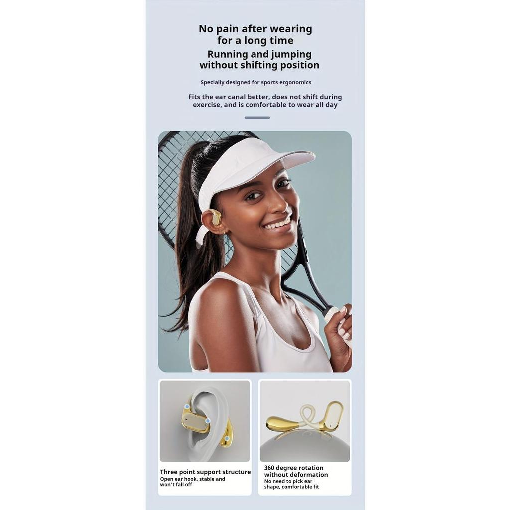 True Wireless Headset - Gaming Headset,HD Call,Sports Headset,Smart Headset,USB Charging,Touch Control,Noise Free Control,Wireless Headset