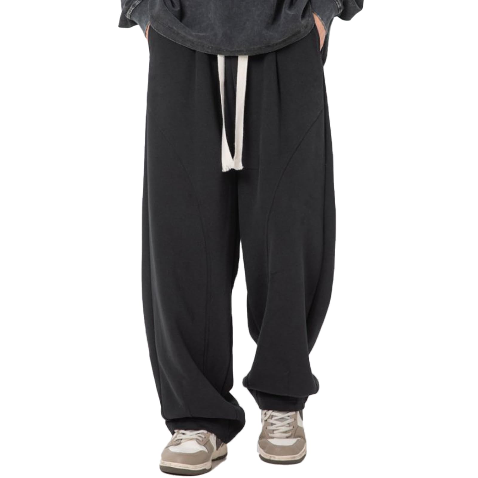 

Manatsulife Men s Straight-Fit, Loose Fit, Wide-Leg Pants, Stress-Relieving, Breathable, Perfect for Running, Everyday Wear, Loungewear, Gym Wear, Fal