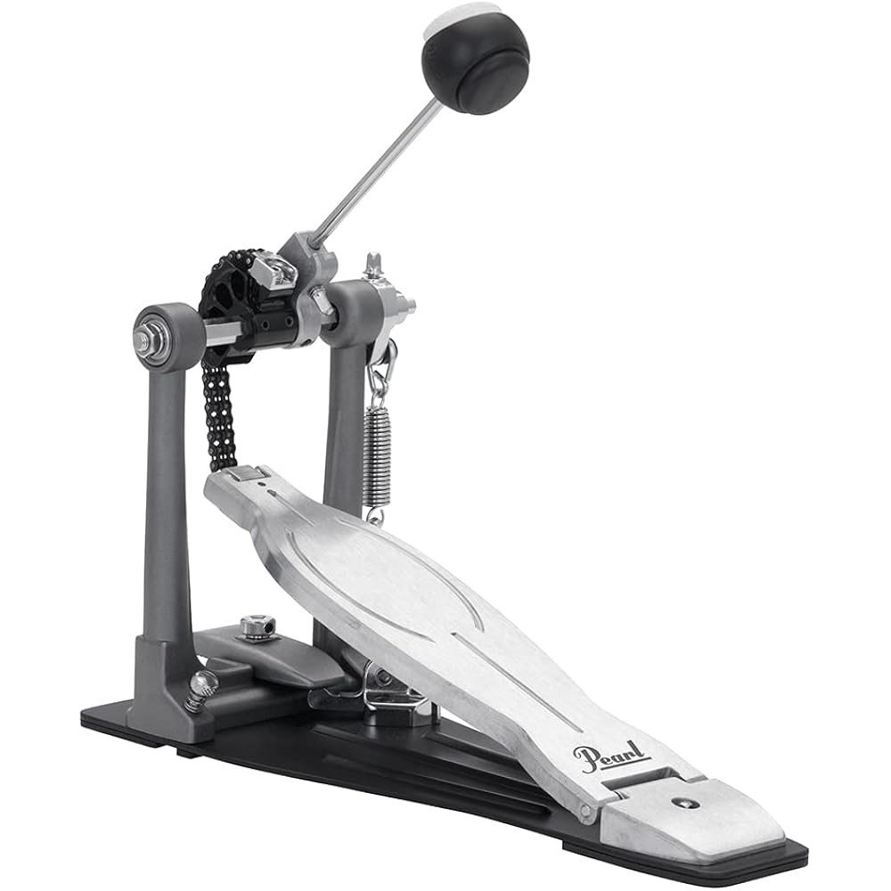 Pearl P-1030 Pearl Drum Single Pedal Eliminator Solo “BLACK” Round Cam Duo Beater