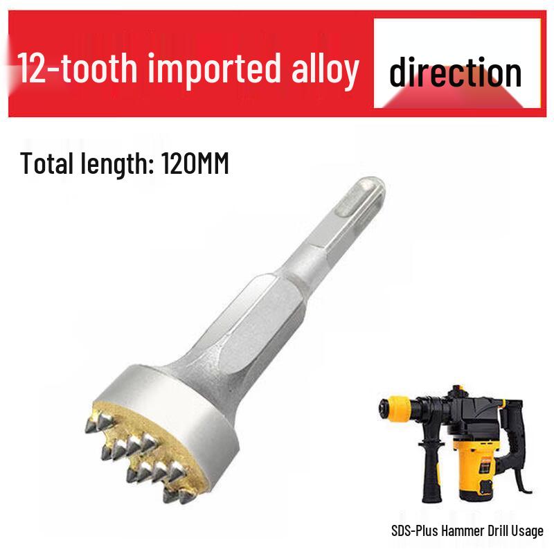 

Alloy Square Shank 12-Tooth Bush Hammer