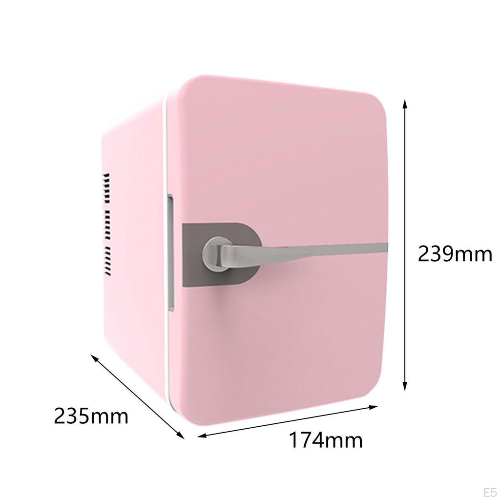 4L Mini Fridge Freestanding Beverage Refrigerator Cooler 30W Portable Drinks for Livingroom