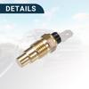 uxcell Temperature Sensor Compatible with Infiniti Compatible M30 Durable No. 25080-89903 Temperature Sensor, Gold Tone Inner