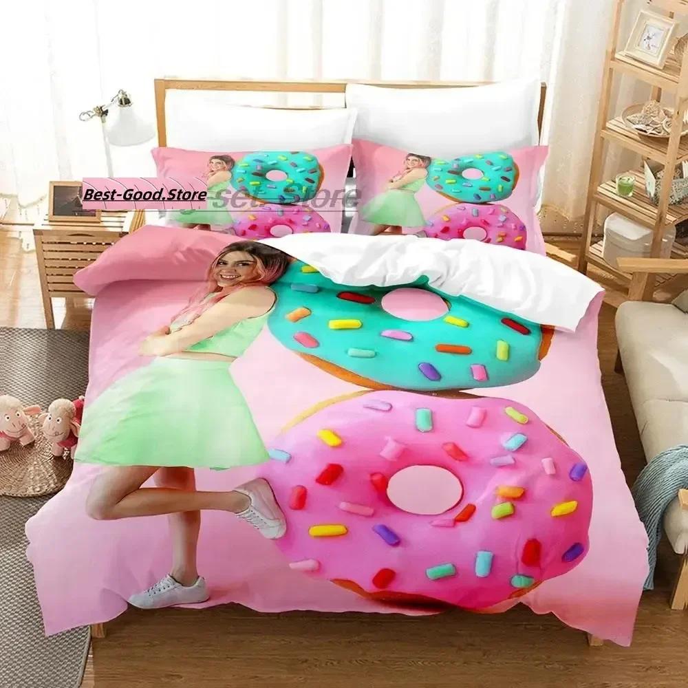 

Comforter Mis Pastelitos Bedding Set Single Twin Full Queen King Size Bed Set Aldult Kid Bedroom s Anime Bed Comforter (quilt)-EU Single(135*200cm)3pcs