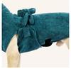 Dog Robe Dog Bathrobe Towel Dog Towel Robe Dog Drying Coat Adjustable Dog Bath Robe Towel for Drying Dogs