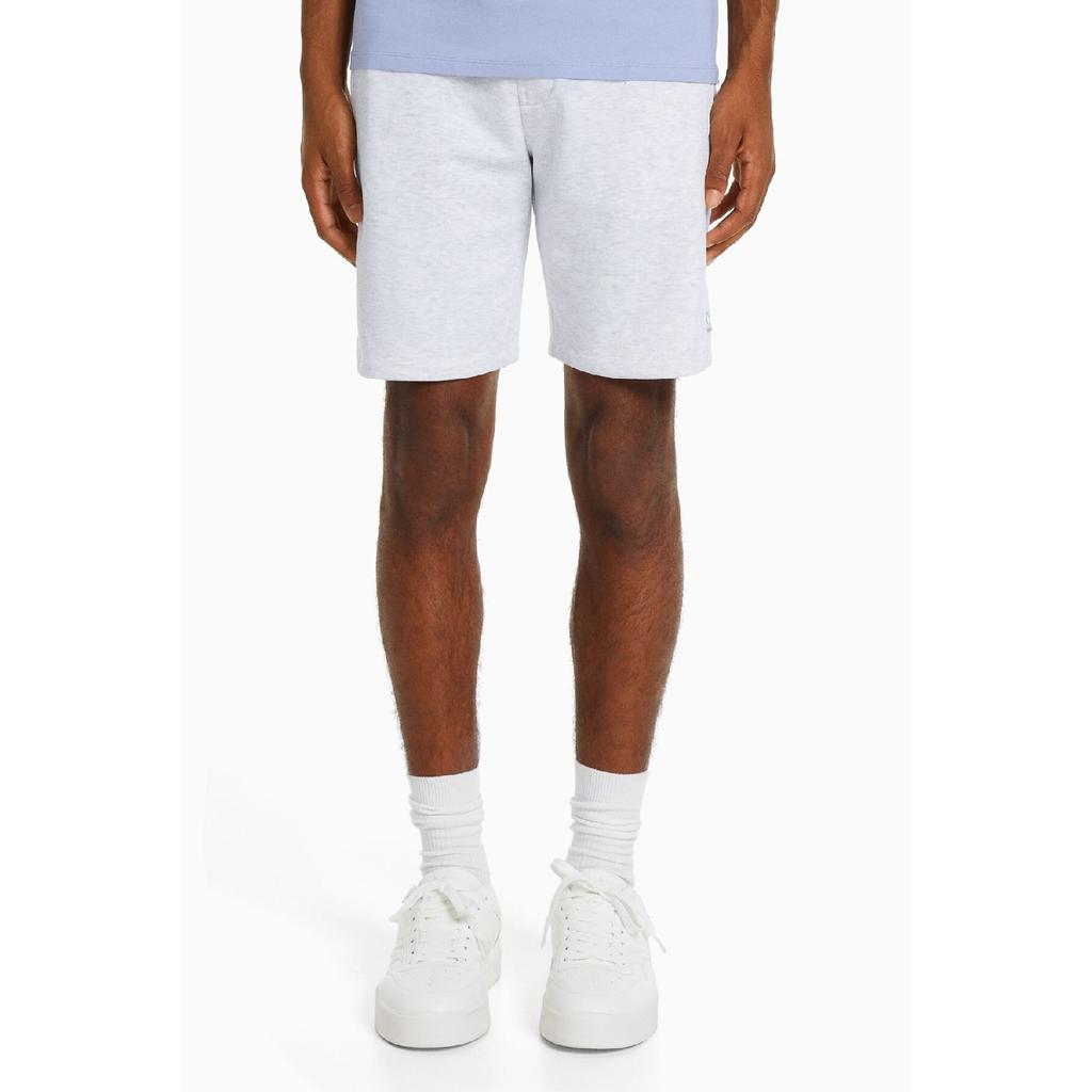 Basic Cotton Bermuda Shorts