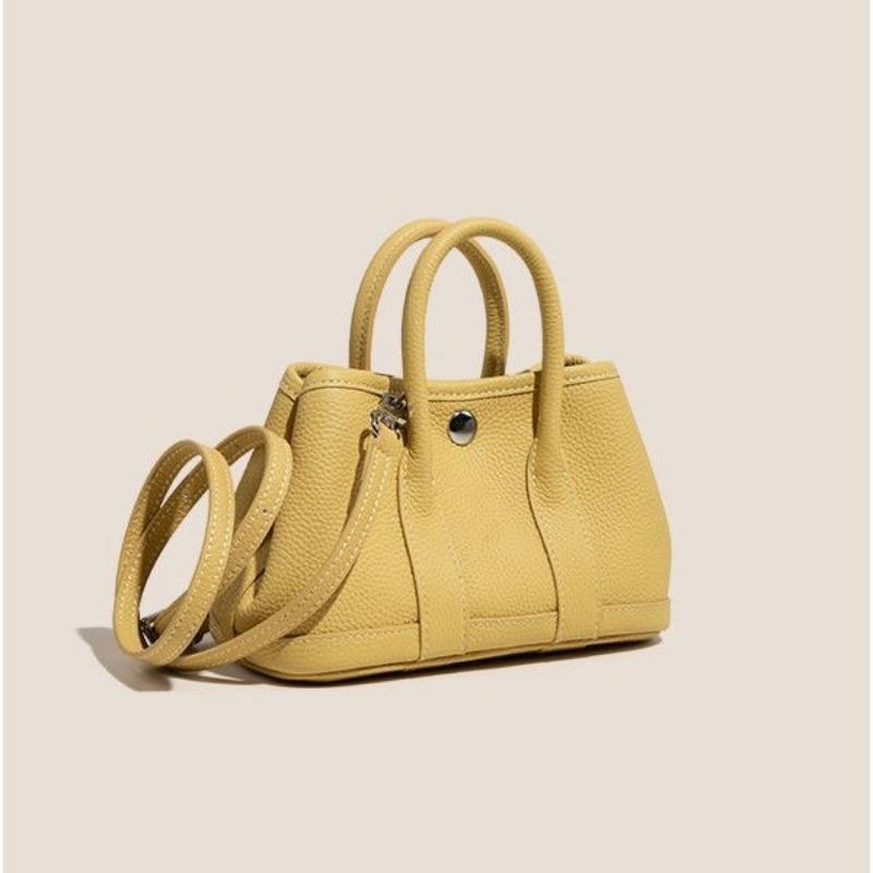 

A Genuine Leather Single-shoulder Crossbody Bag for Women A Small Handbag with A Unique and High-end Feel жовтий