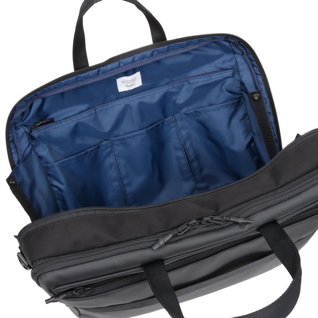 Mackintosh Philosophy Men's Trotter Bag 5, Two-Compartment Business Bag, Fits B4 Size, 14.0-inch Laptop, 2-Way Design, Polycarbonate Film Finish, No.
