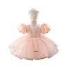2026 New Style Baby Girl 1st Birthday Princess Dress - Puffy Skirt for Piano Performance