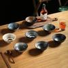 Ru Han Japanese Style Spiral Ceramic Soup & Rice Bowl