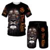 2026 Heren Zomer Trainingspak T-shirt Korte Broek Set Outfit The Lion King Man Sportkleding Ronde Hals Jogging Korte Mouw Herenkleding Pak