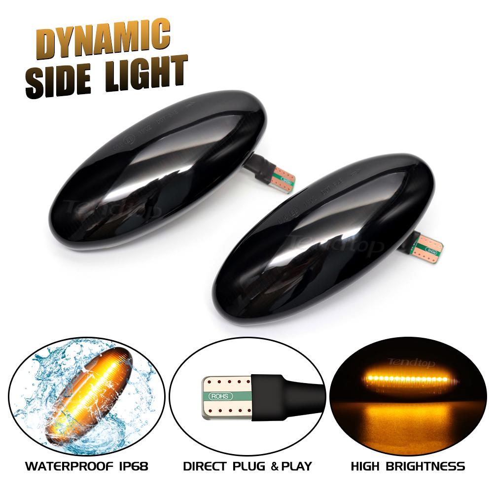 Dynamic Turn Signal Light Flashing Side Repeater Lamp For Nissan Navara D22 NP300 1998-2005 Datsun Frontier Fiera PickUp TerranoTurn Signal 2