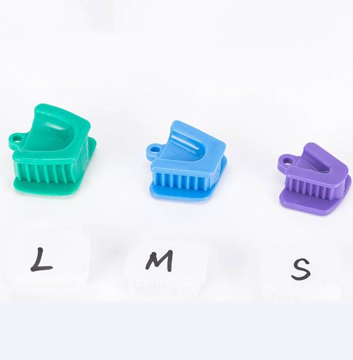 3ks/balení S/M/L Zubní otvírač úst Okluzní polštářek Zuby Prop Skus Gumový retraktor Latex