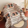 Thickened Knitted Tassel Cover Carpet, Multi Functional Thread Blanket for Sofa Bed and Car Use, 90 * 180cm Modern Cover Sofa