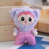 Colorful And Cute Bear Plush Keychain Soft Pp Cotton Stuffed Toy Bags For