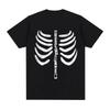 Yungblud Skull Print Unisex Casual Fashion Hip Hop Casual Streetwear Vintage Short Sleeve Women And Men Fashion Comfortable T-shirt
