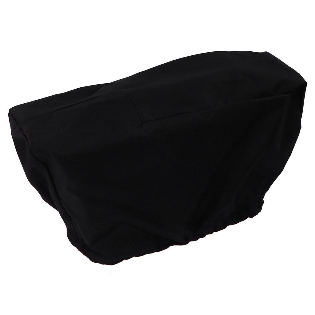 Winch Protection Cover Polyester Waterproof UV Resistant Black Soft Universal for Winches 8000‑12000lbs