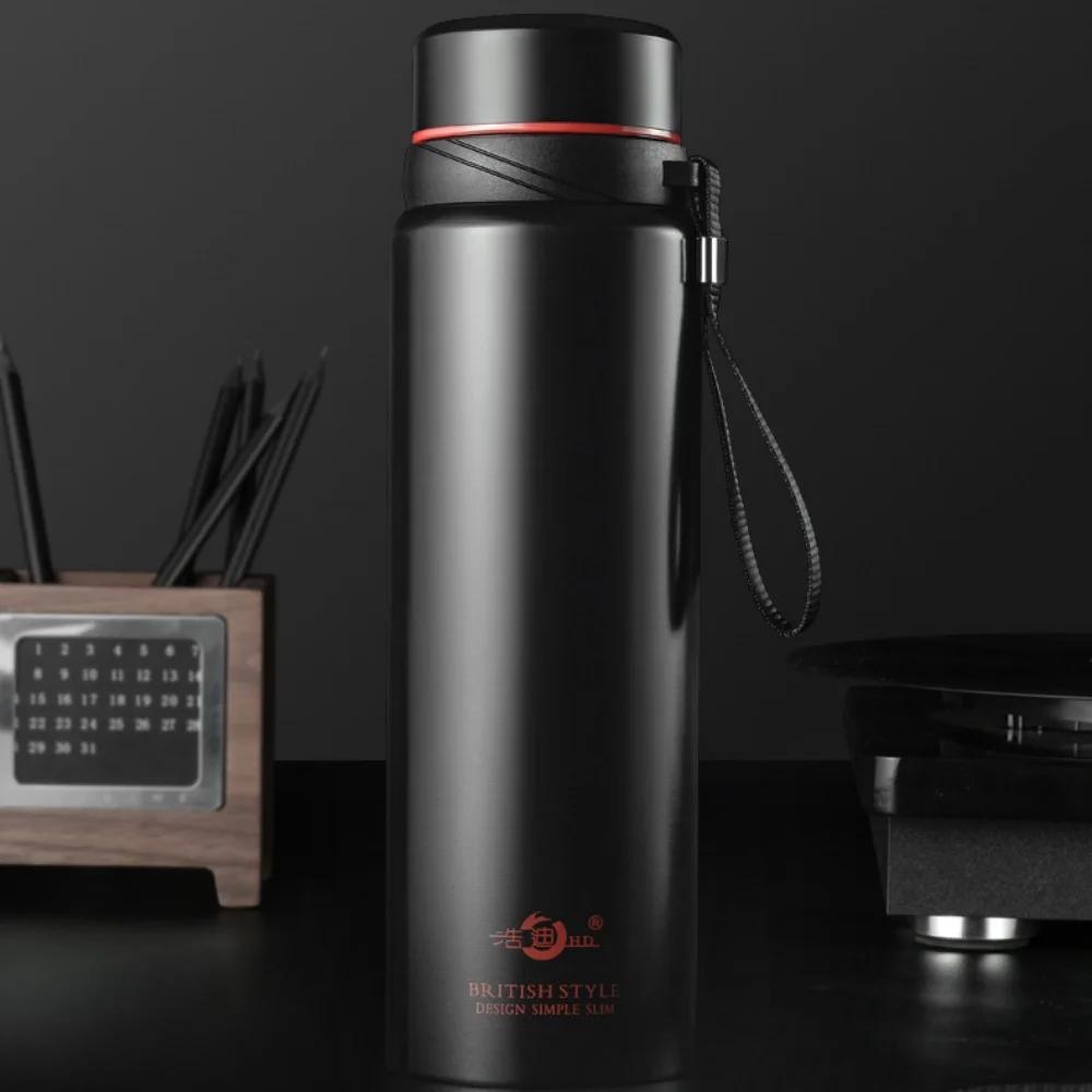 Large-capacity 304 stainless steel business insulated cup, hanging cup, simple and portable gift water cup