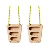 2x Wood Hangboard Rock Climbing Holds Fingerboard Finger Strengthener Easy to Use Smooth Training