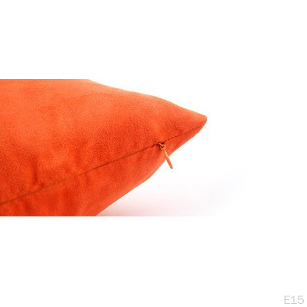 Soild Decorative Square Throw Covers Set Cushion for Sofa Bedroom Car