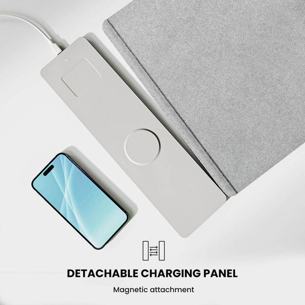 Magnetic Gaming Mouse Pad with 15W Wireless Charging Mouse Mat Large Mousepad Nonslip Base for PC Laptop Computer