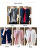 Women's 100% Wool Cardigan, Fake Two-Piece, Slimming Round Neck, Lazy Style Sweater Coat for Spring & Autumn