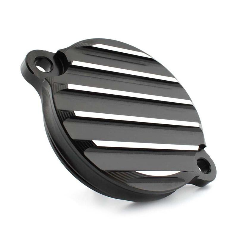 

Рифмированная защитная крышка масляного фильтра двигателя, мотоциклетная отделка, алюминиевая декоративная защитная крышка, подходит для Honda GB350 NC59 CB350 CB350S черный белый