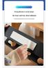 Under-Desk Cable Organizer & Power Strip Storage Box - No-Drill Data Cable Holder & Shelf
