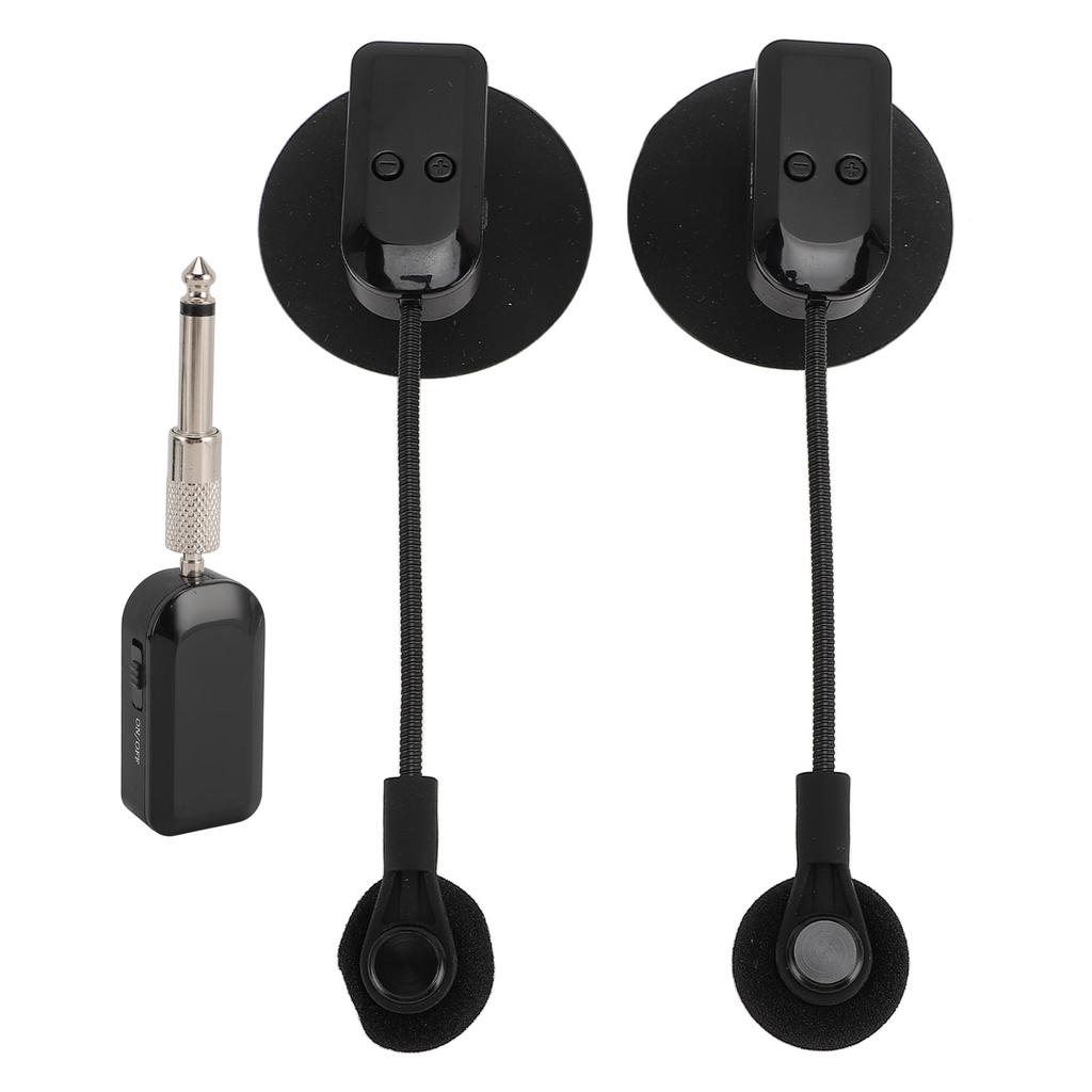 Saxophone Microphone 2.4G Wireless 360 Degrees  Rotation Stable Violin Microphone for Performance