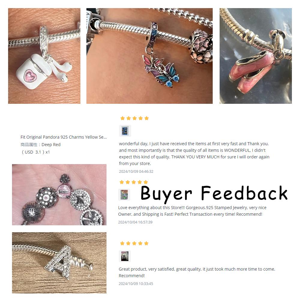 Copper Charms Beads Fit Original Bangle Dangle Bracelet Making For Woman Jewelry Fashion Pendant
