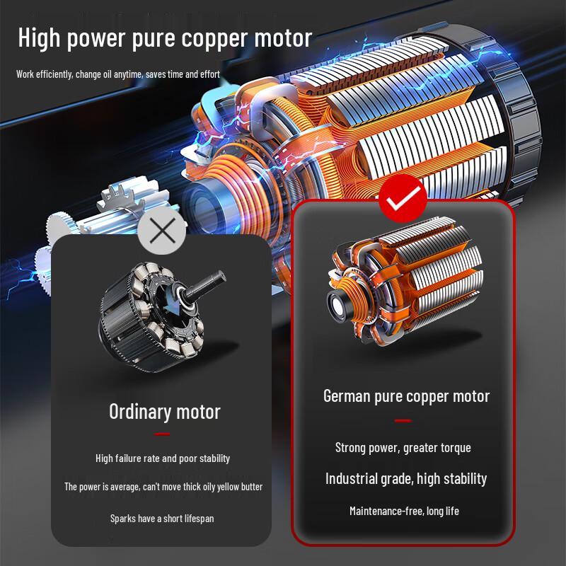 Dou Lan 24V Electric Grease Gun for Excavators