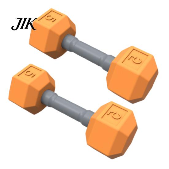 Fitness Education Toys for Toddlers 1 Pair Children s Mini Dumbbells Baby Workout Safe Silicone Non-toxic Gear Hand Weights Dumbbell Toy Kids Physical оранжевый