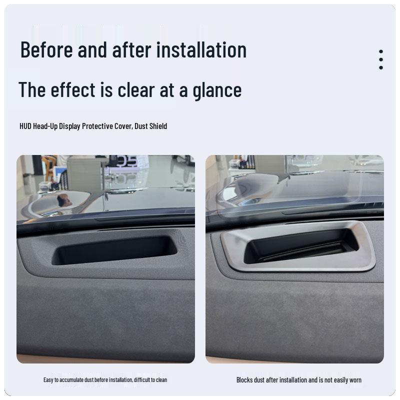 Changan 2025 Deep Blue S09 HUD Display Dustproof Cover for Interior Enhancement