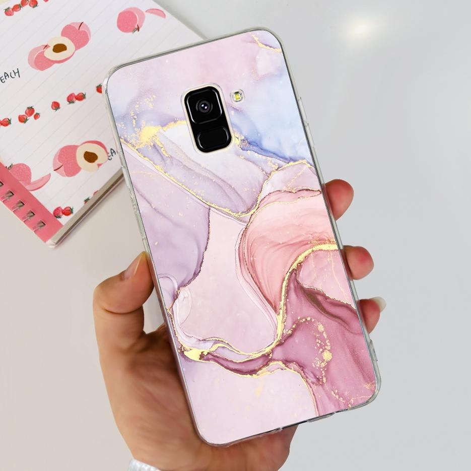 For Samsung Galaxy A8 2018 Case SM-A530F New Fashion Painted Cover Soft Silicone Phone Case For Samsung A8 Plus A8+ A730F Bumper